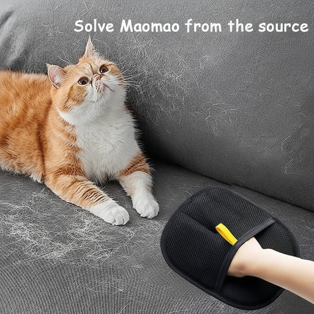 Premium Pet Hair Removal Gloves for Dogs & Cats