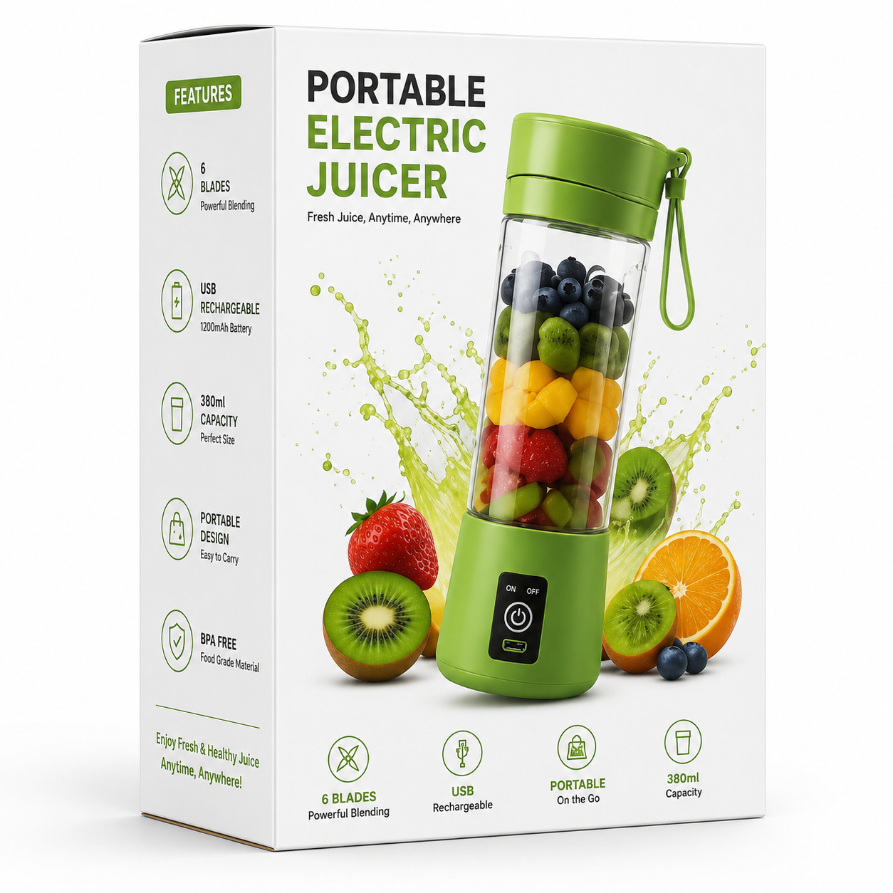 BlendNest™ | USB Rechargeable Personal Smoothie Maker