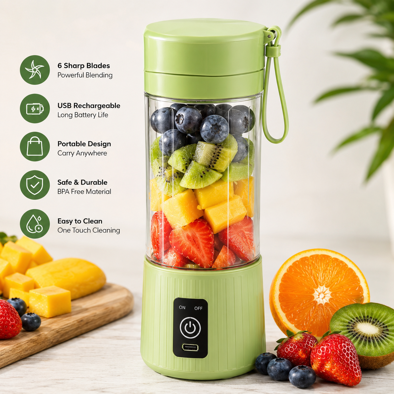 BlendNest™ | USB Rechargeable Personal Smoothie Maker